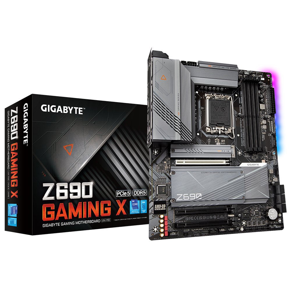 Placa Base Gigabyte Intel 1700 Z690 Gaming X Atx, 4*Ddr5 4800, M.2 4x4, Usb3.2 Gen2