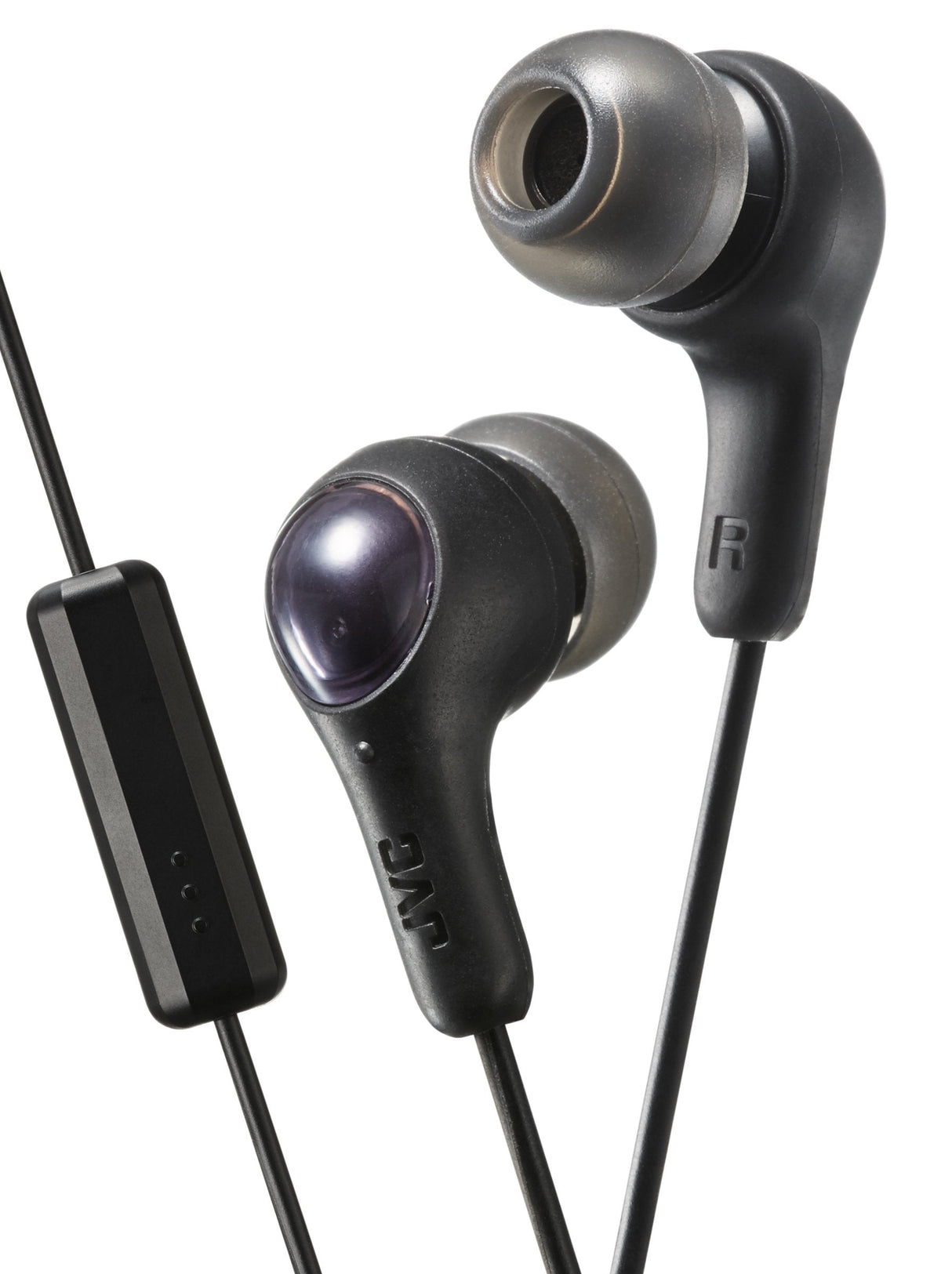 Gumy Plus Ha-Fx7m In Ear With Mic + Remote Headphones Black