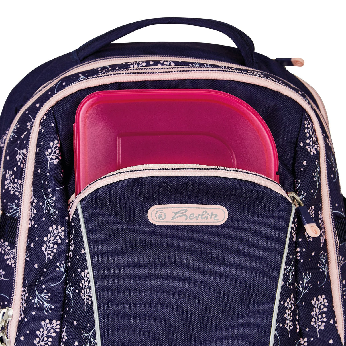 EAN 4008110283142 - Herlitz Ultimate Blossom mochila Mochila escolar Beige, Marina Poliéster imagen 9
