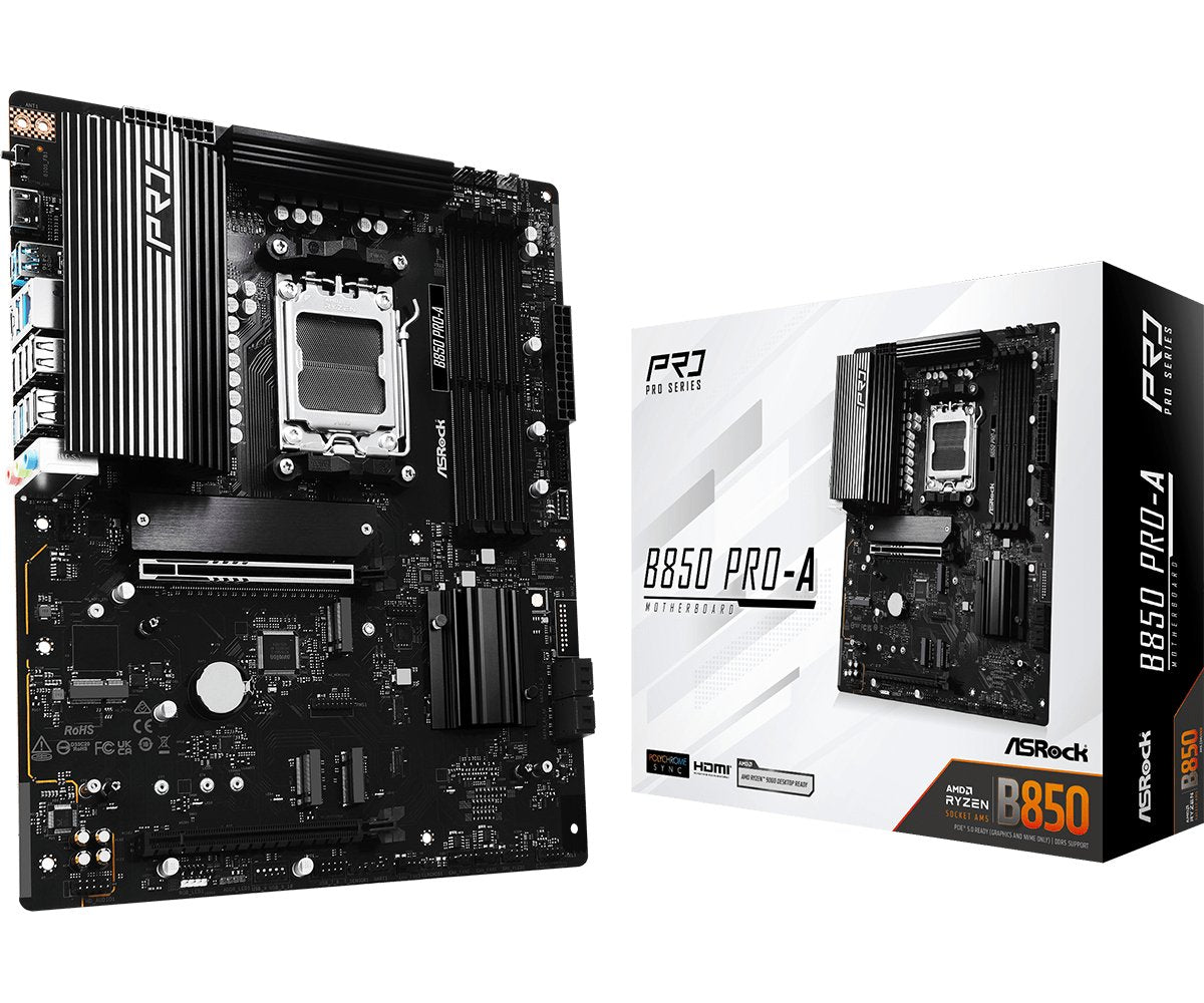 EAN 4711581490185 - Asrock B850 Pro-A AMD B850 Zócalo AM5 ATX imagen 1