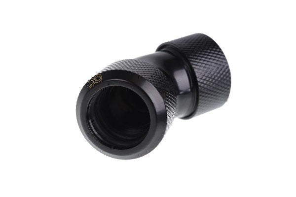 Alphacool 17405 Accesorio O Pieza De Sistema De Refrigeración Para Ordenador Racor, Conexión Negro, Racor, Latón, Negro, 1/4", 45°, 23 Mm