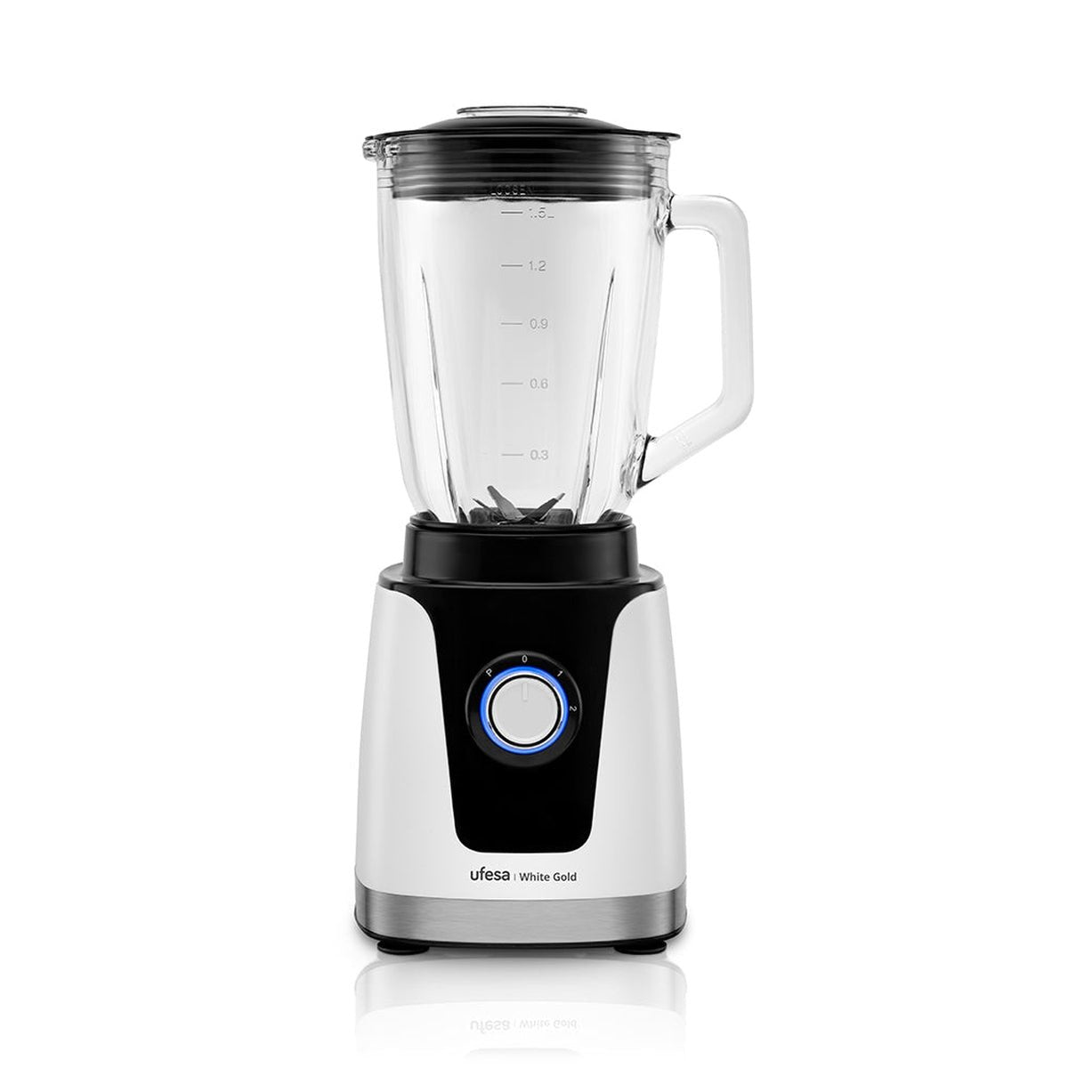 EAN 8422160057618 - Ufesa 70205761 licuadora 1,5 L Batidora de vaso 1500 W Negro, Blanco imagen 1