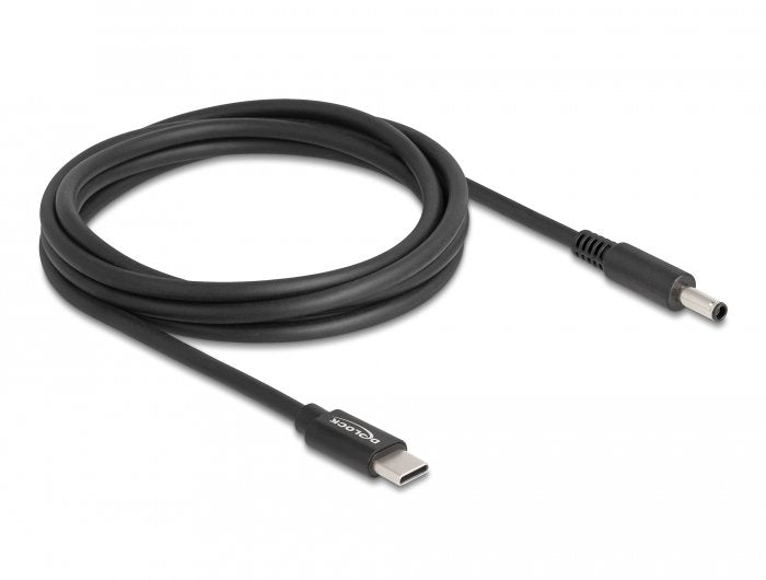 Delock Notebook Ladecable Usb Type-C Stecker Zu Dell 4,5 X 3,0 Mm Stecker