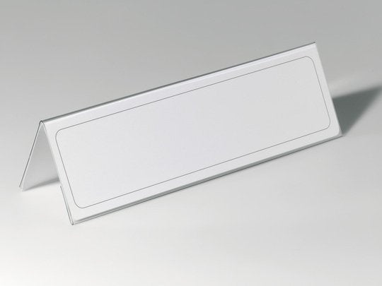 Placa De Nombre De Mesa Durable 105 210x297mm Transp 25 Piezas