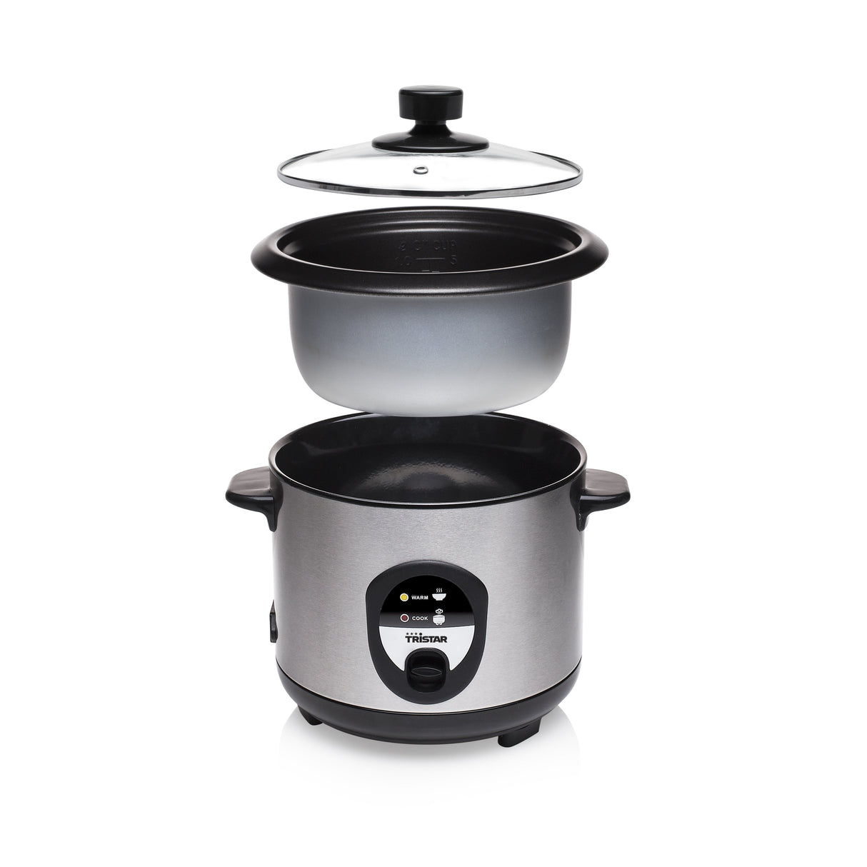 EAN 8713016009906 - Tristar RK-6126 arrocera 1 L 400 W Negro, Acero inoxidable imagen 2