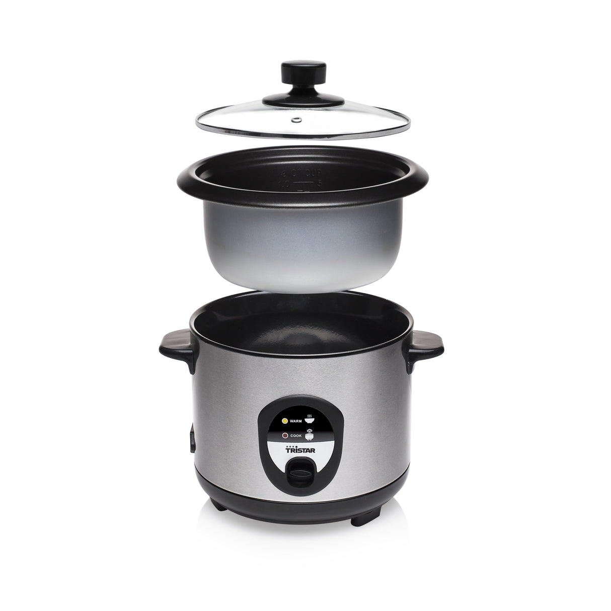 EAN 8713016009906 - Tristar RK-6126 arrocera 1 L 400 W Negro, Acero inoxidable imagen 2