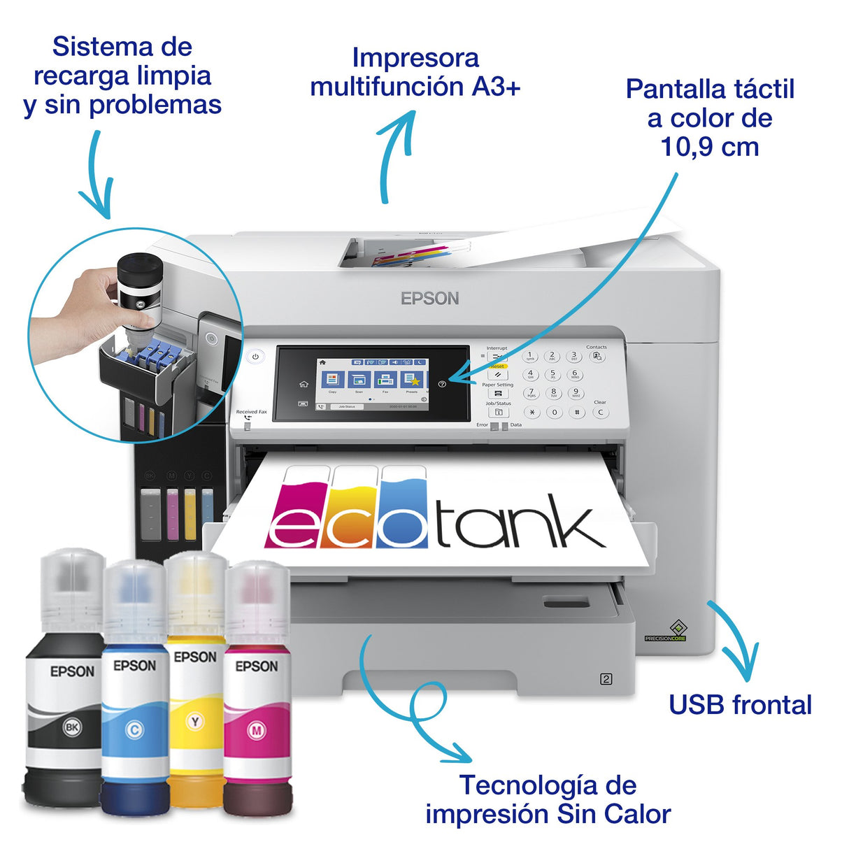 EAN 8715946734569 - Epson EcoTank Pro ET-16685 Inyección de tinta A3 4800 x 1200 DPI 25 ppm Wifi imagen 3