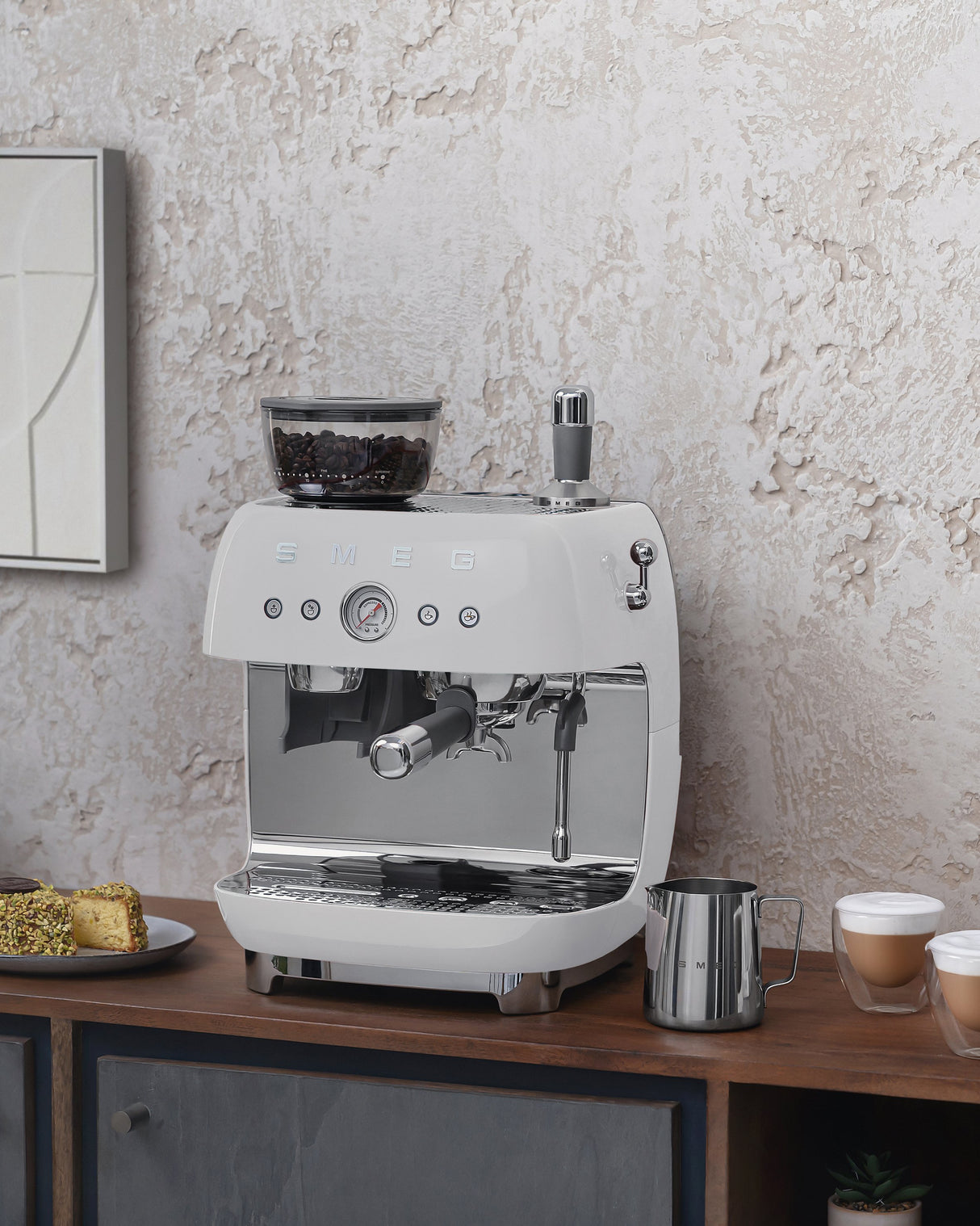 EAN 8017709329853 - Smeg EGF03WHEU cafetera eléctrica Manual Máquina espresso 2,4 L imagen 17
