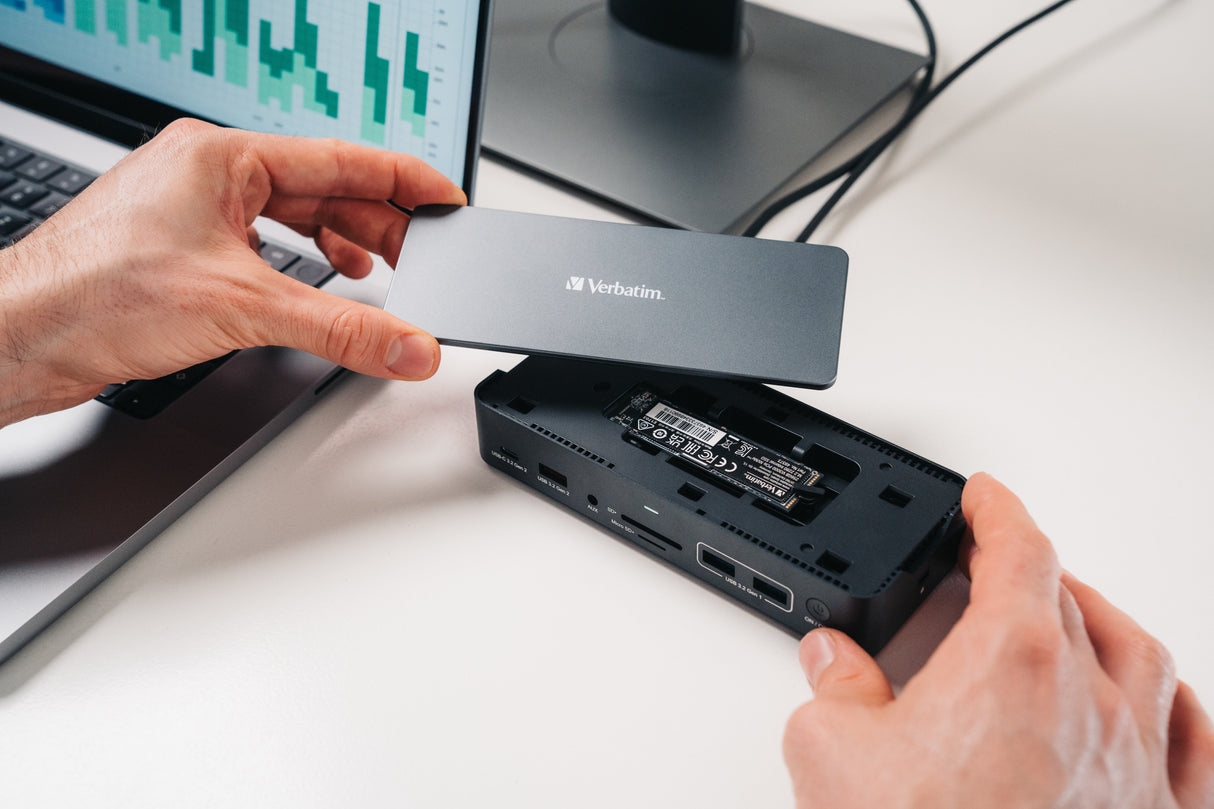 EAN 0023942321743 - Verbatim CDS-15SSD Alámbrico USB 3.2 Gen 1 (3.1 Gen 1) Type-C Negro, Gris imagen 7