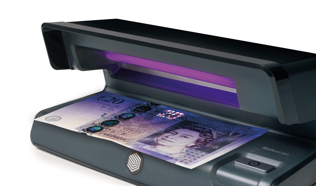 Safescan 50, Detector De Billetes Falsos Uv, Comprueba Tarjetas De Crédito E Identificaciones, Negro