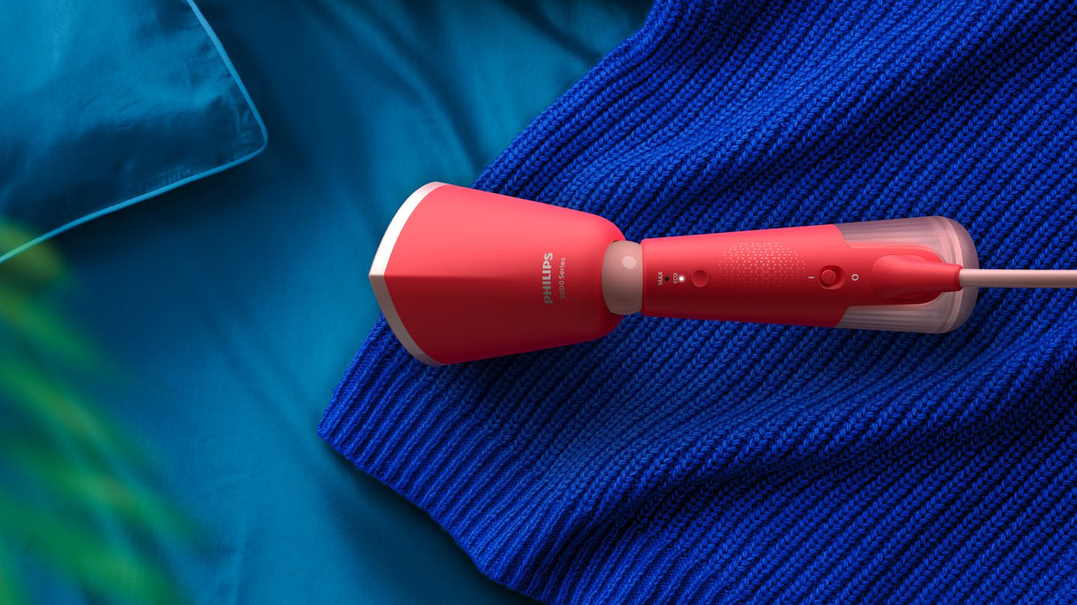 Vaporizador De Prendas Portátil Philips Sth5020 40 5000 Series, Rojo