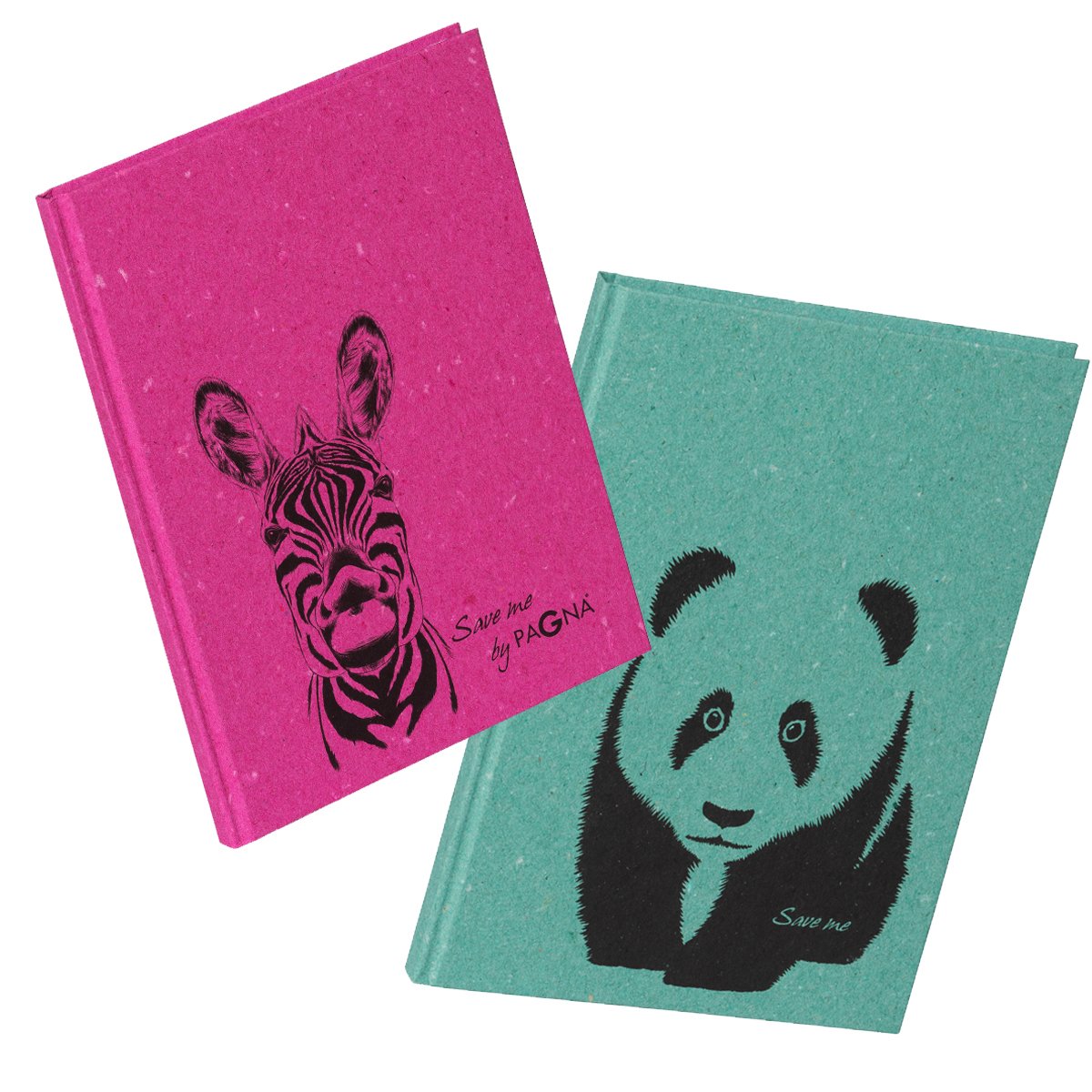 Cuaderno Pagna A5 Sálvame 128s. Líneas Punteadas, Panda