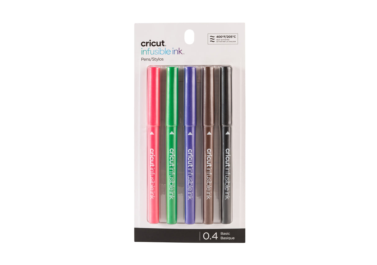 EAN 0093573670800 - Cricut Infusible Ink rotulador Fino Negro, Incoloro, Verde, Púrpura, Rojo 5 pieza(s) imagen 1