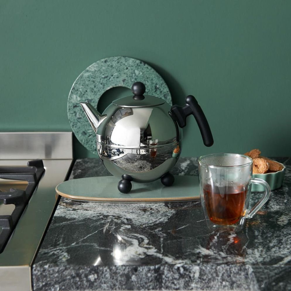 Tetera Bredemeijer Bella Ronde 1,5l Acero Inoxidable / Negro 1305z