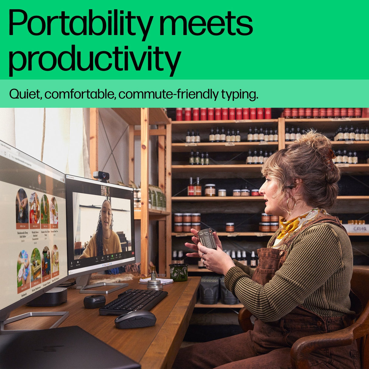 Teclado Hp Multidispositivo Bluetooth 460