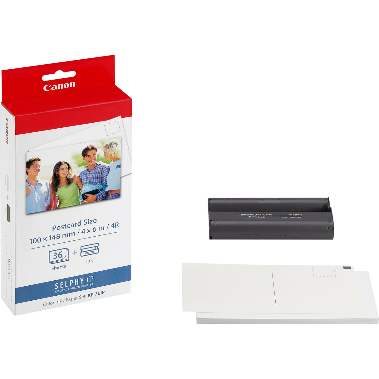 Tinta Original Canon Kp-36ip Multipack Tricolor + Papel Fotográfico