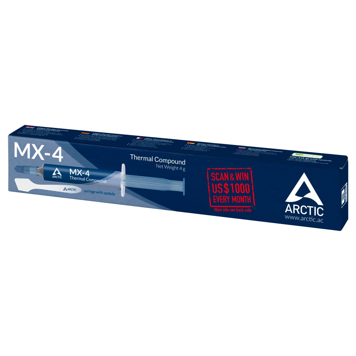 EAN 4895213702591 - ARCTIC MX-4 compuesto disipador de calor Pasta térmica 4 g imagen 3