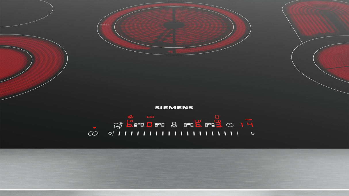 Siemens Et801fcp1d, Iq300, Placa De Cocina Autónoma Negra, 80cm Et801fcp1d