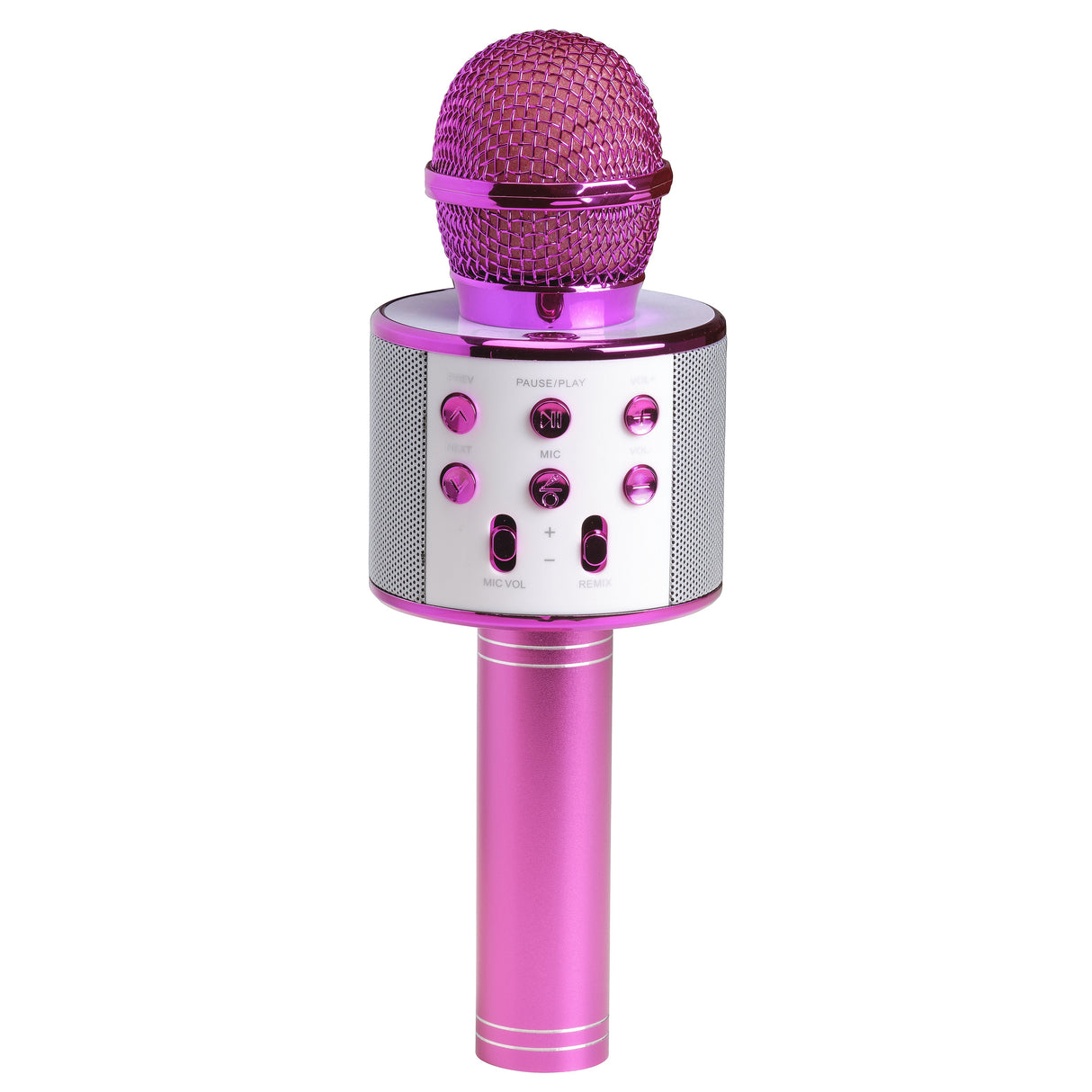 Denver Micrófono Altavoz Bluetooth Para Karaoke Rosa