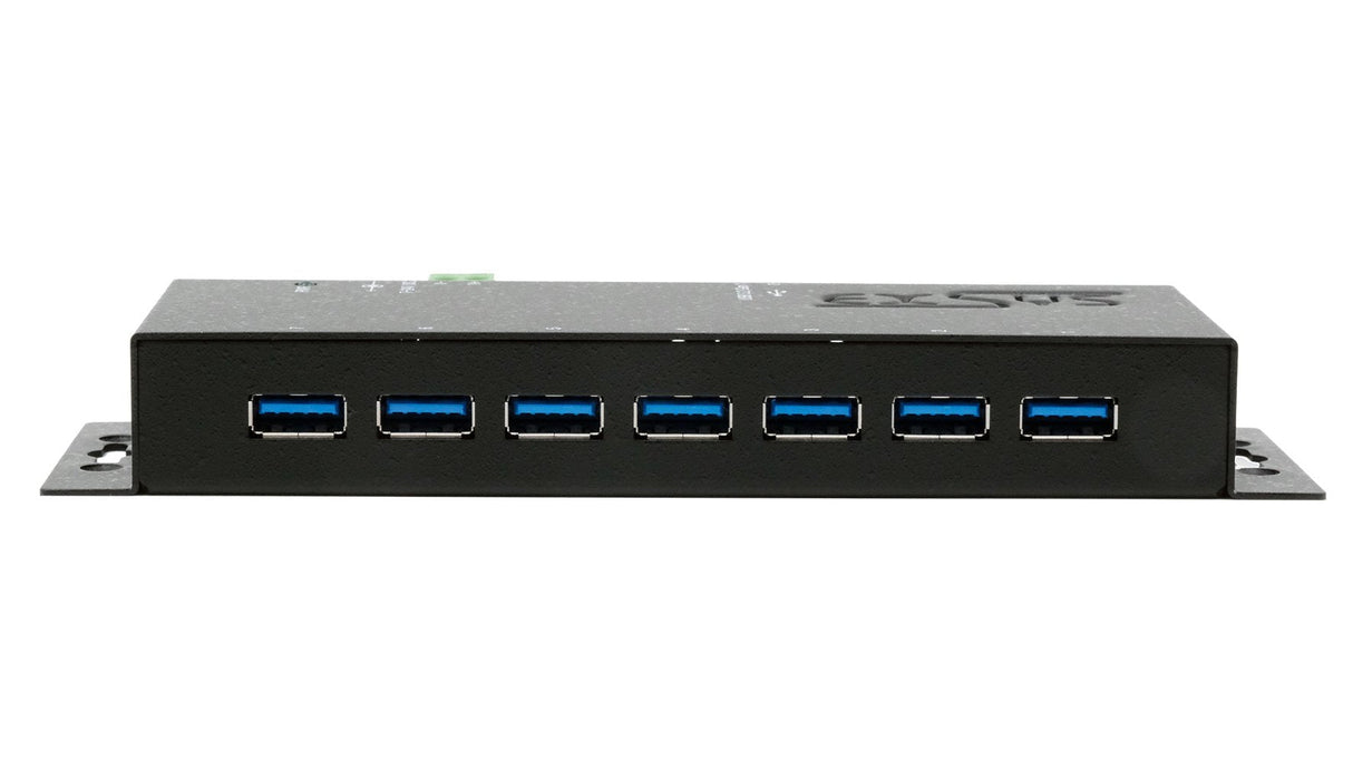 Usb 3.2 Gen 1 Hub 7-Port Extern Inkl.Netzteil 12v 3a Und Usb Cable