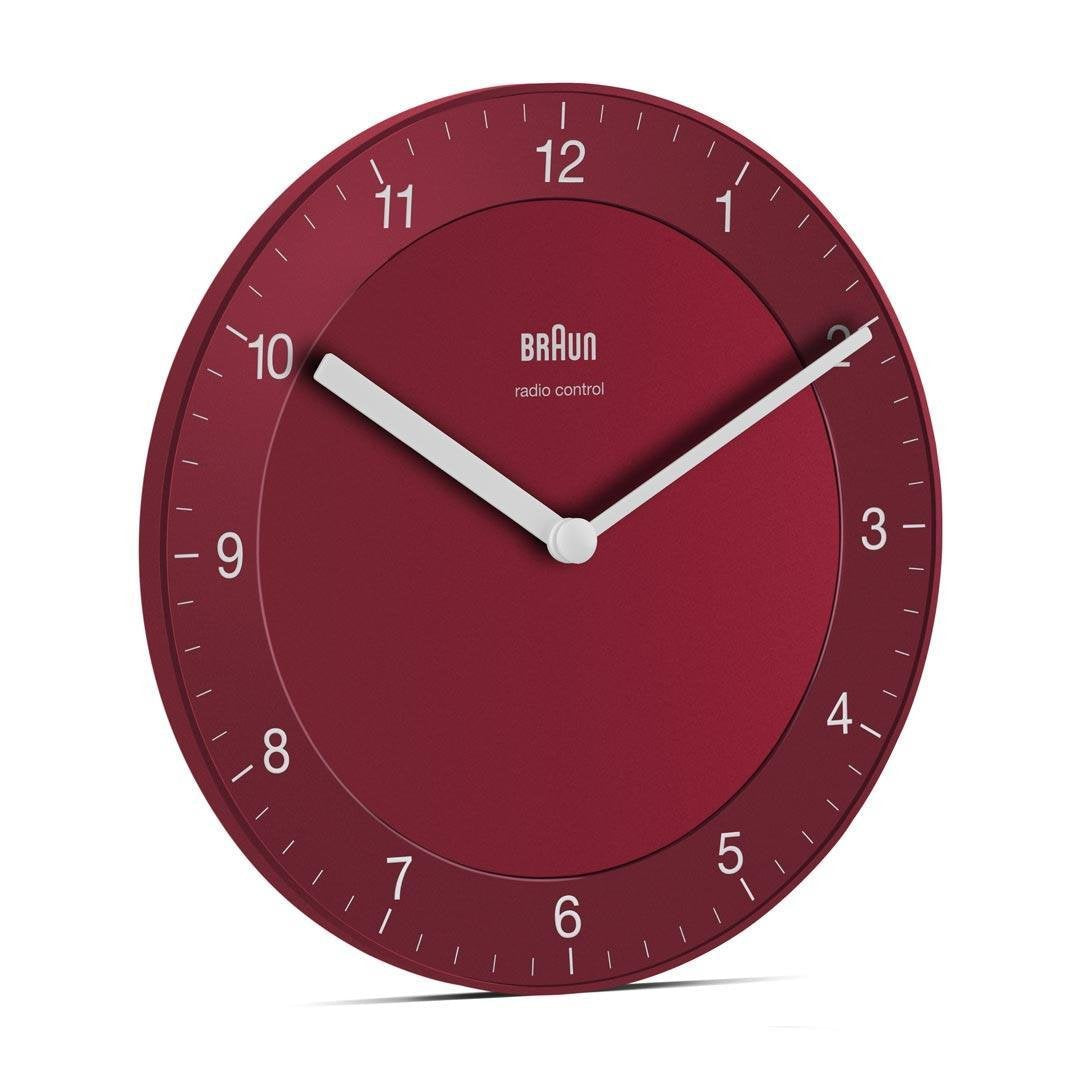 Braun Bc 06 R-Dcf Radio Reloj De Pared Rojo