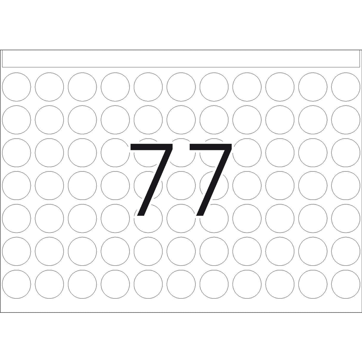 EAN 4008705027236 - HERMA 2723 etiqueta autoadhesiva Círculo Azul 10000 pieza(s) imagen 2