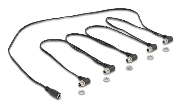 EAN 4043619901227 - DeLOCK 90122 cable de transmisión Negro 0,762 m 5.5 x 2.1 mm 5 x 5.5 x 2.1 mm imagen 1