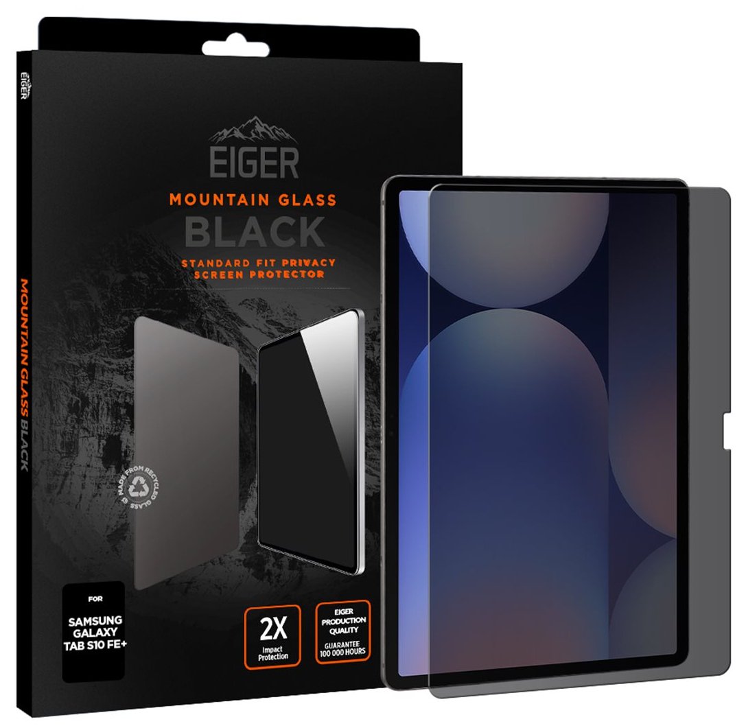 Eiger Sp Mountain Black Privacy Galaxy Tab S10 Fe+
