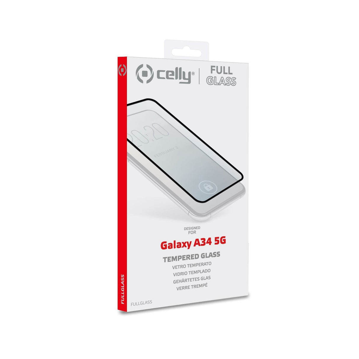 EAN 8021735200864 - Celly FULL GLASS Protector de pantalla Samsung 1 pieza(s) imagen 4