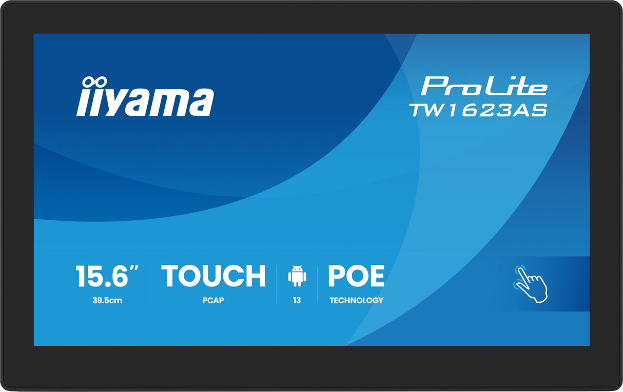 Iiyama 39.5cm 15,6" Tw1623as-B3p 16:9 M-Touch M-Hdmi Andr.