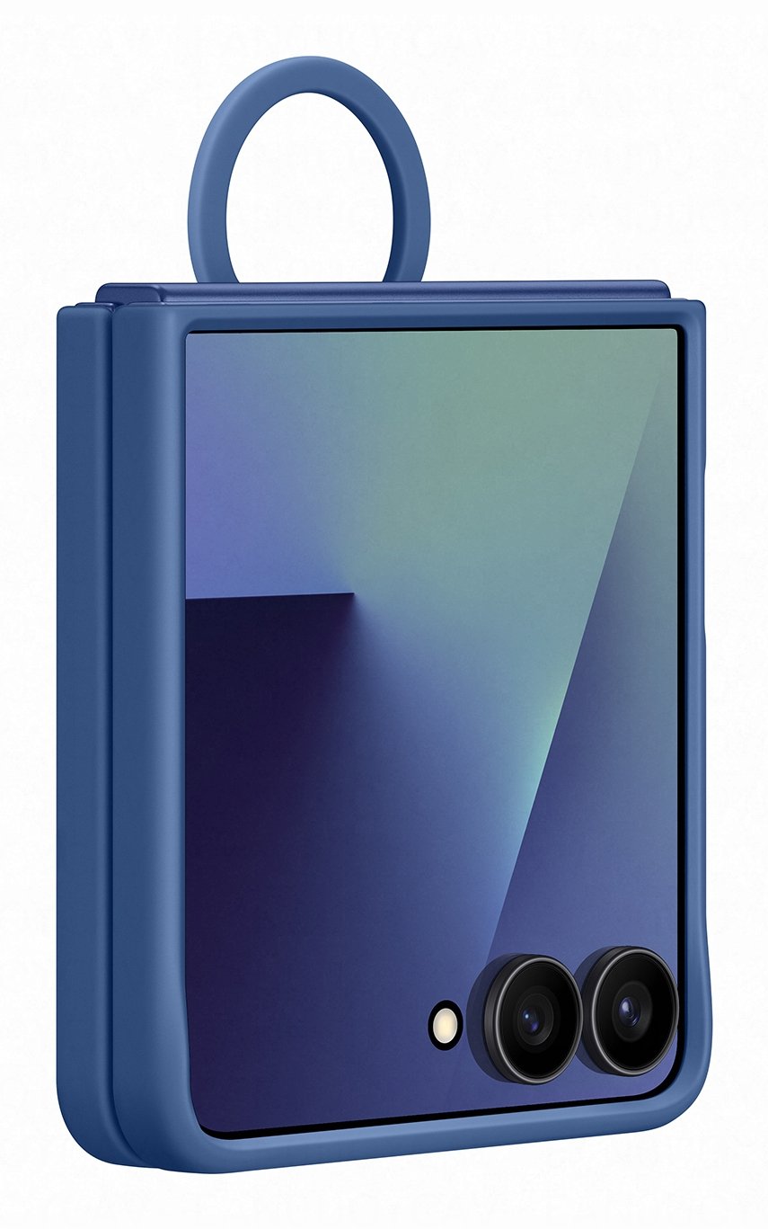Samsung Ring Case (Silicone) Fr Galaxy Flip7 Azul