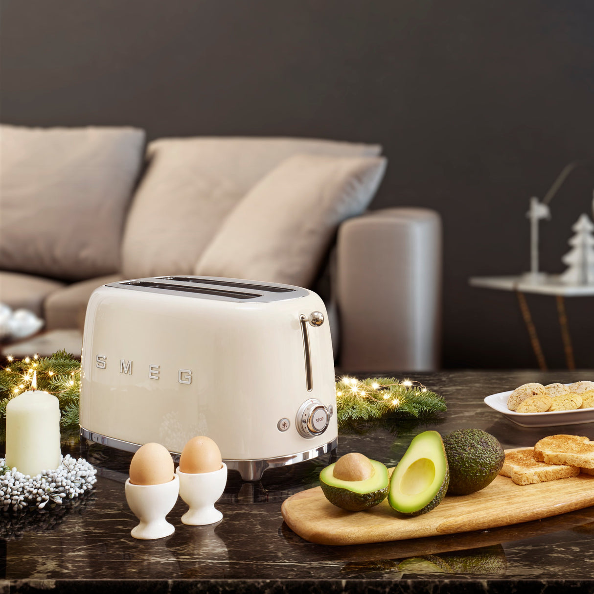 EAN 8017709186920 - Smeg TSF01CREU tostadora 6 2 rebanada(s) 950 W Crema de color imagen 10