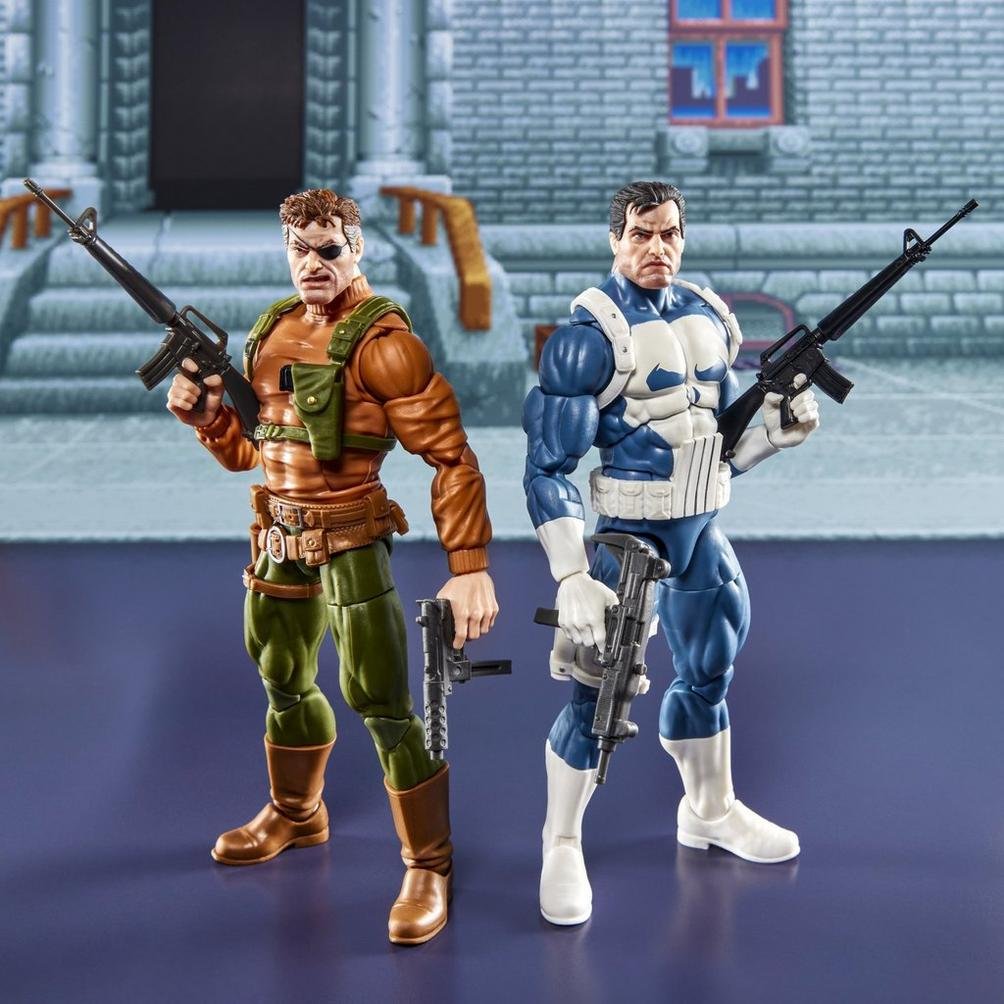EAN 5010996328380 - Marvel Legends Series Gamerverse Punisher & Nick Fury imagen 2