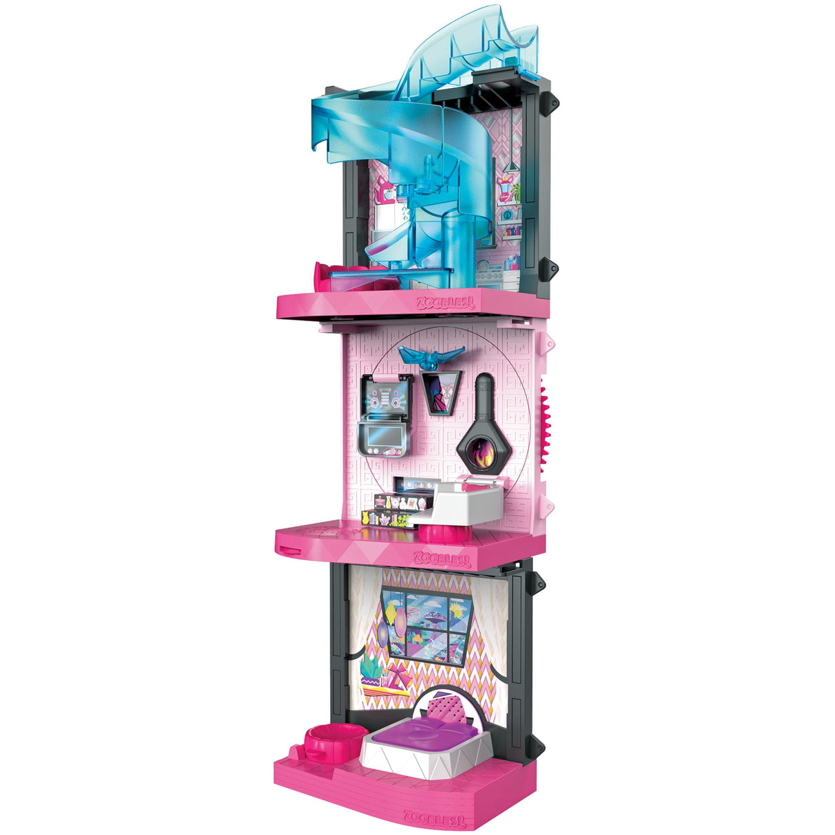 Spin Master Zoobles Transformable Magical Mansion Y Z-Girl Exclusivo Juego Coleccionable Playset 6061366