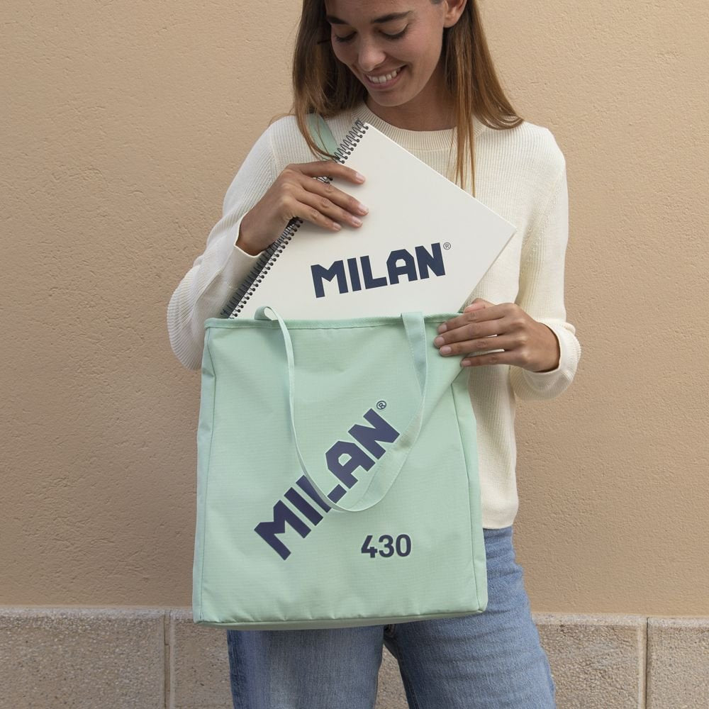 Milan Bolso Shopper Colección 430 Since 1918 Verde