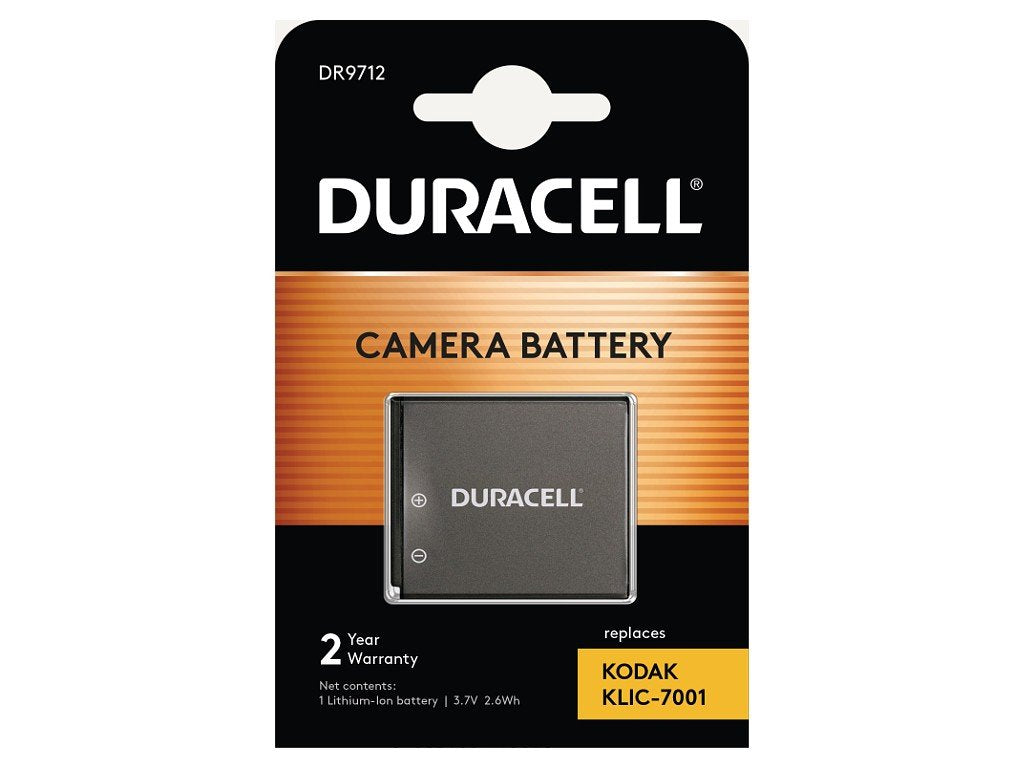 Duracell Digital Camera Batería 3.7v 700mah Para Replaces Kodak Klic-7001 Dr9712