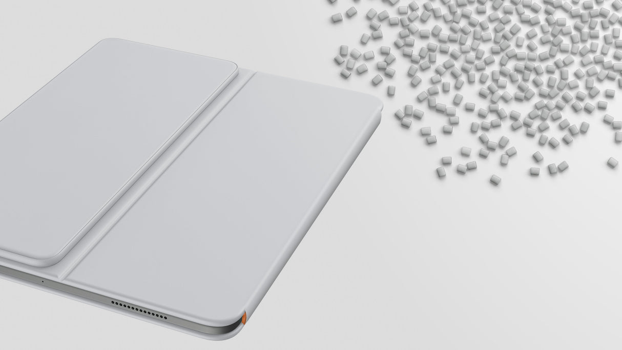 Flip Folio - Pale Grey-Fra-Bt