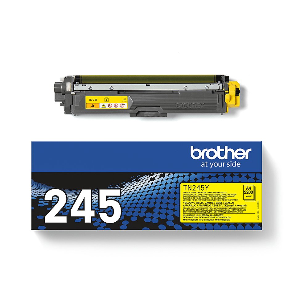 EAN 4977766718509 - Brother TN-245Y cartucho de tóner 1 pieza(s) Original Amarillo imagen 3