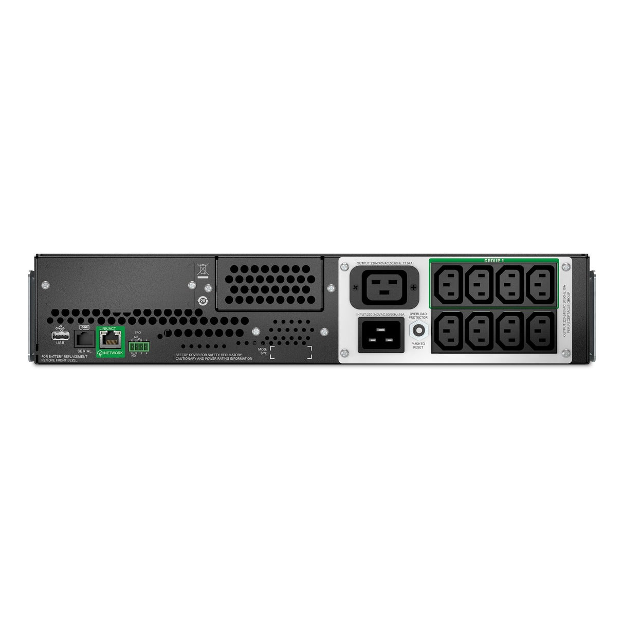 EAN 731304643173 - APC SMTL3000RMI2UC sistema de alimentación ininterrumpida (UPS) Línea interactiva 3 kVA 2700 W 9 salidas A imagen 2