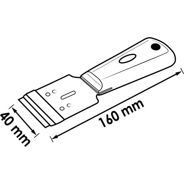 Vigor V1368n Universalschaber 160 Mm Incluido 1 Klinge