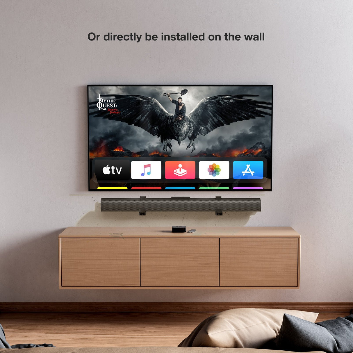 Tooq Soporte Para Barra De Sonido De 86-155 Mm De Profundidad - Peso Max 15kg - Vesa Max 800x400