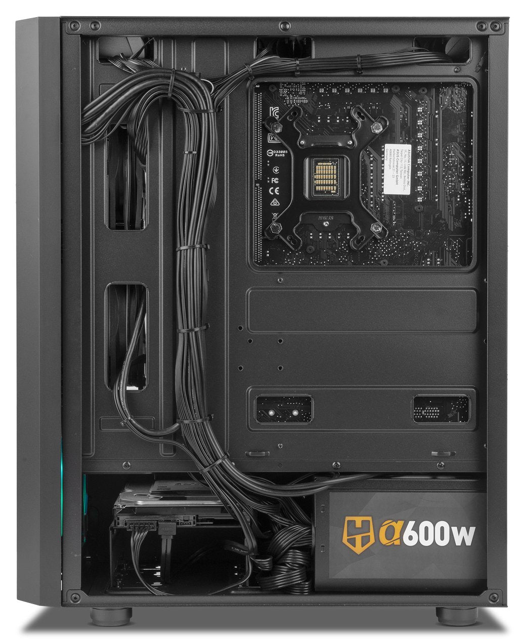 Caja Pc Nox Semitorre Hummer Frost Argb Lighting