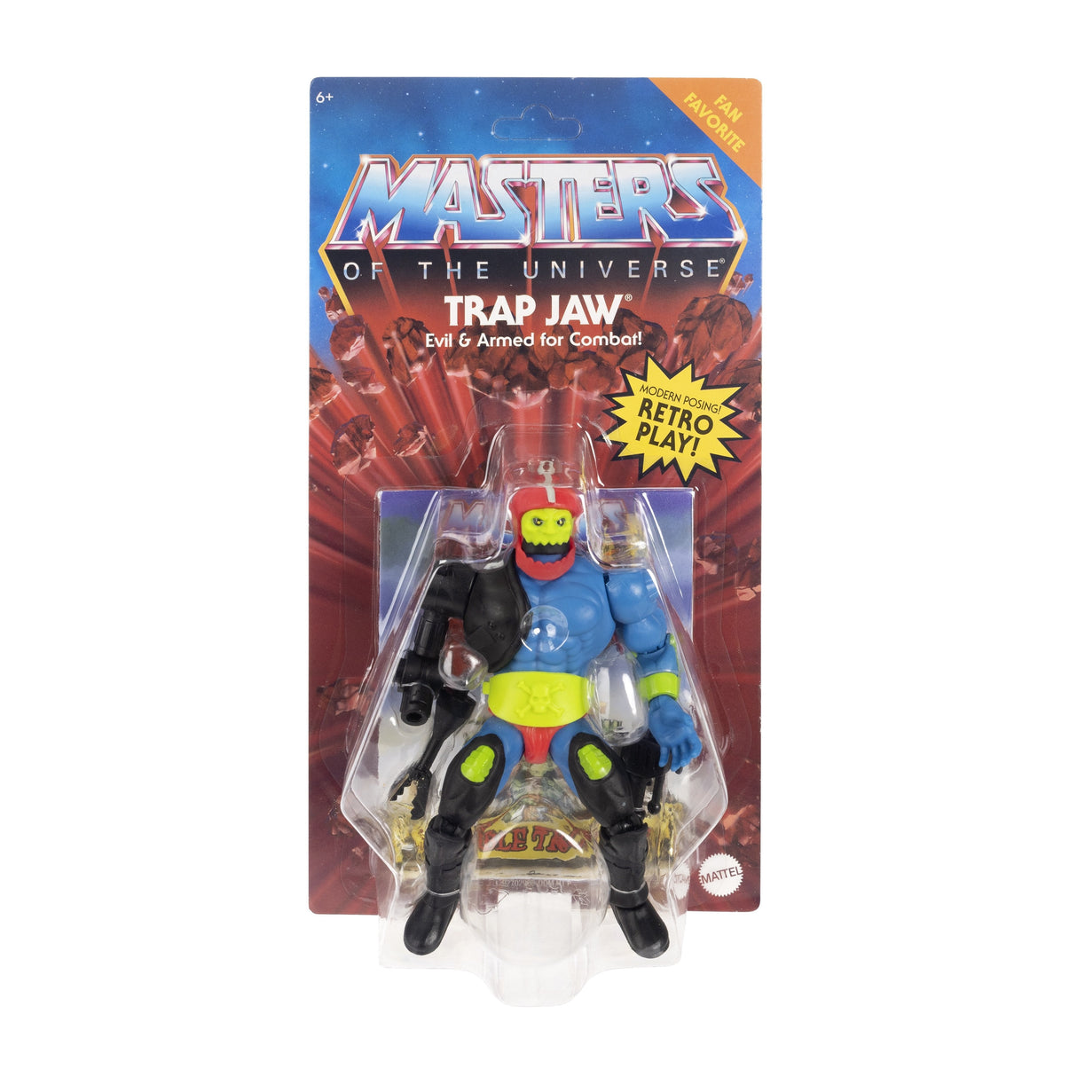 Figura Mattel Masters Of The Universe Origins Trap Jaw 14 Cm Hyd41