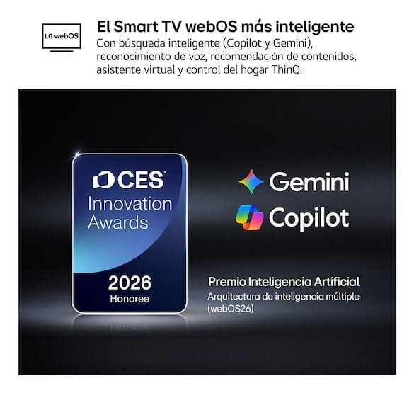 Tv Lg 43qned81b6c.Aeu 43" Qned Evo Miniled Patas Laterales Wifi Hdmi X3