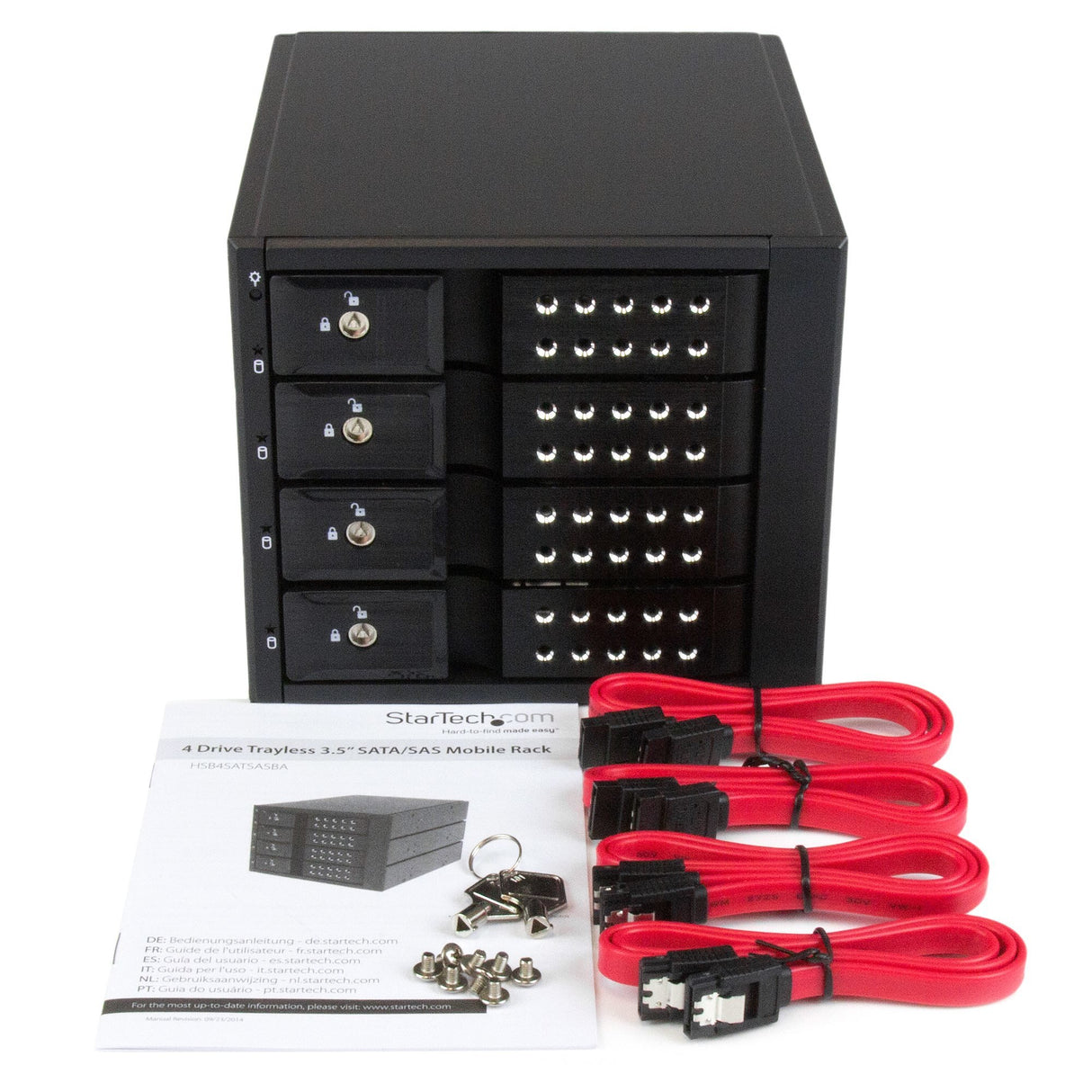 EAN 0065030859547 - StarTech.com HSB4SATSASBA panel bahía disco duro Negro imagen 6