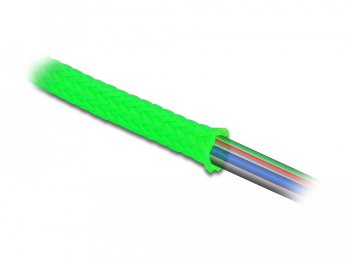 Delock 20744 Organizador De Cables Pasacables Verde 1 Pieza(S)