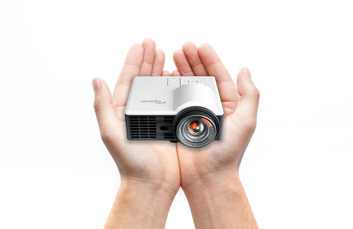 Optoma Ml1050sti Proyector Dlp Led 3d 1000 Lúmenes Wxga (1280 X 800) 16:10 720p Objetio Fijo Para Distancias Cortas Blanco Gris