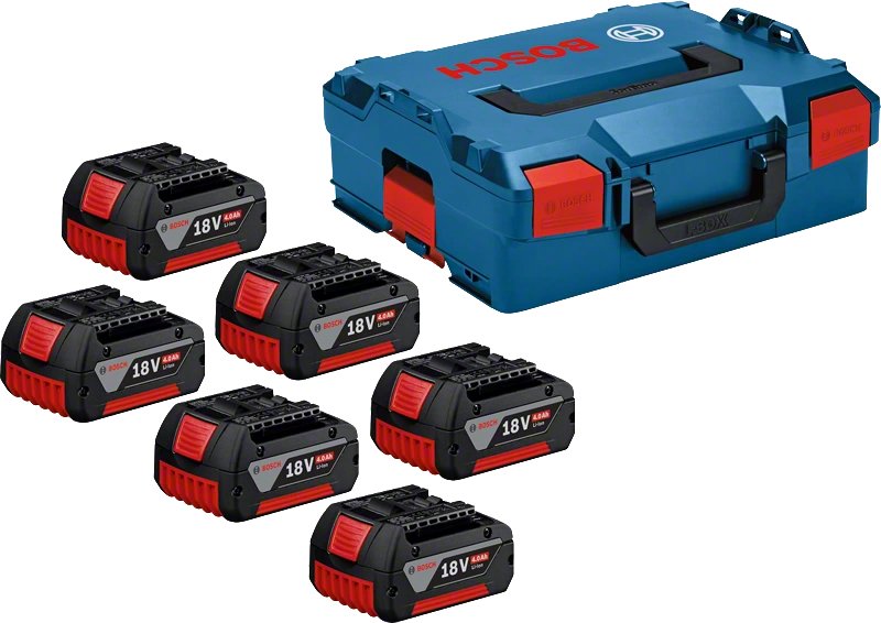 Bosch 6 X Gba 18v 4.0ah Profesional, Batería  Akku 1600a02a2s