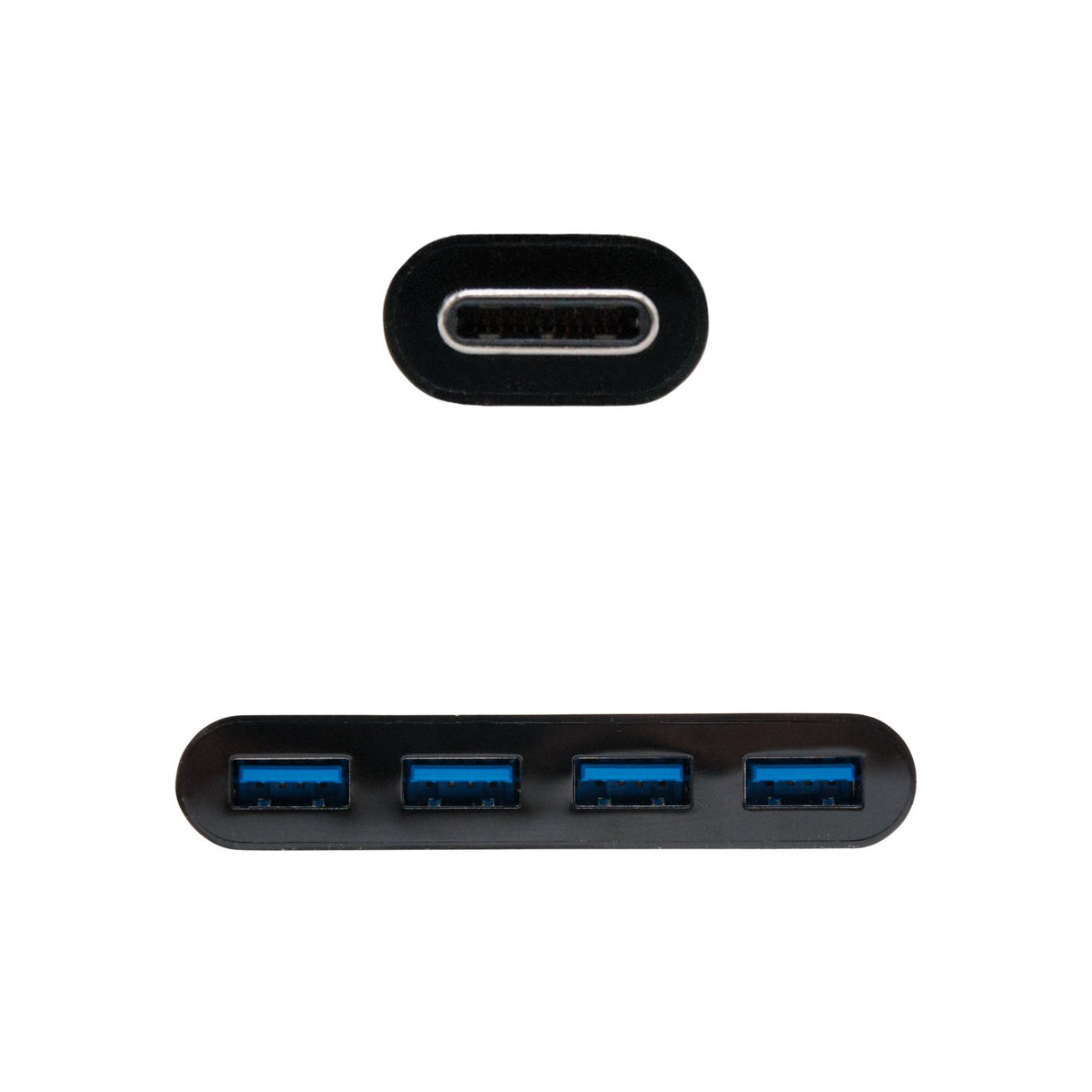 EAN 8433281008144 - Nanocable 10.16.4401-BK hub de interfaz USB 3.2 Gen 1 (3.1 Gen 1) Type-C imagen 2