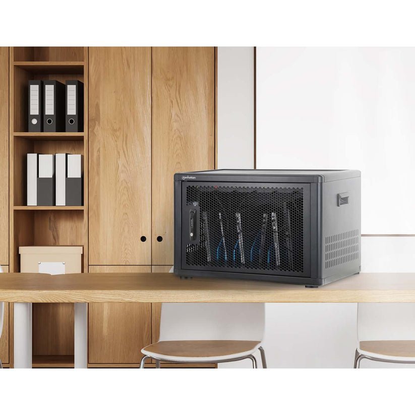 Manhattan 12-Port Usb-C Desktop Ladeschrank 65w Pro Port